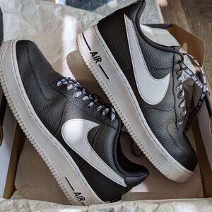 Black/white 9.5 Nike Air Force 1 Lows NBA 'Statement Game'